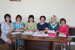 С. Я. Раманоўская, А. М. Ціхановіч, І. Ф. Бука, Т. І. Мечаль, В. П. Чарняўская, Н. М. Шпак